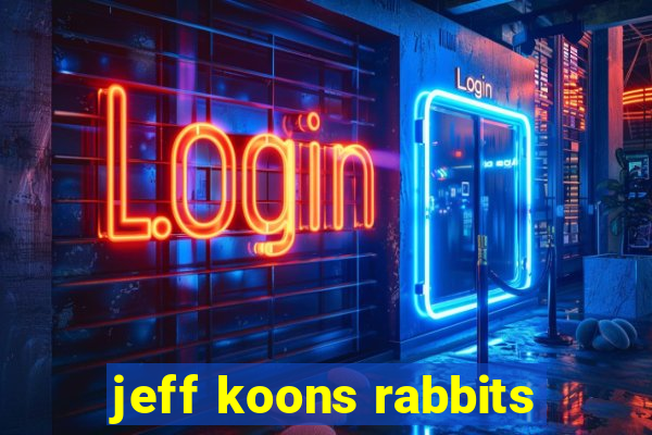 jeff koons rabbits