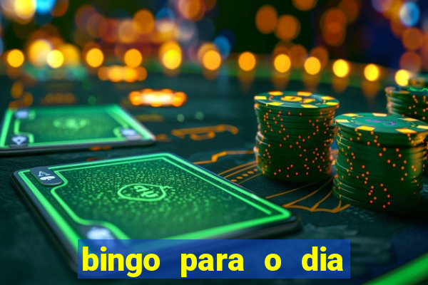 bingo para o dia da mulher