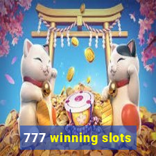 777 winning slots