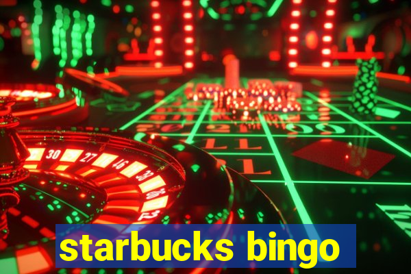 starbucks bingo