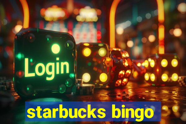 starbucks bingo