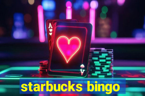 starbucks bingo