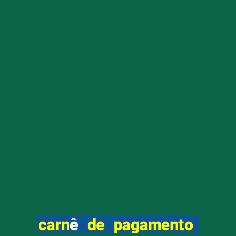 carnê de pagamento pdf grátis