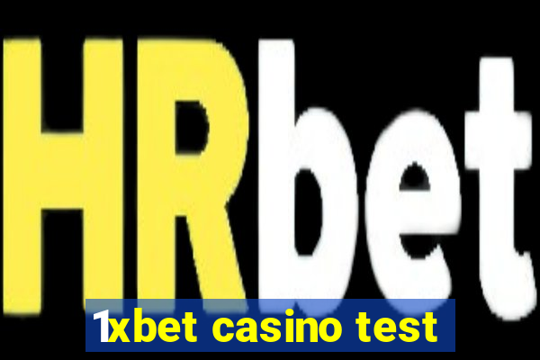 1xbet casino test