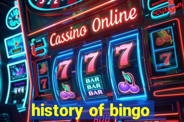 history of bingo