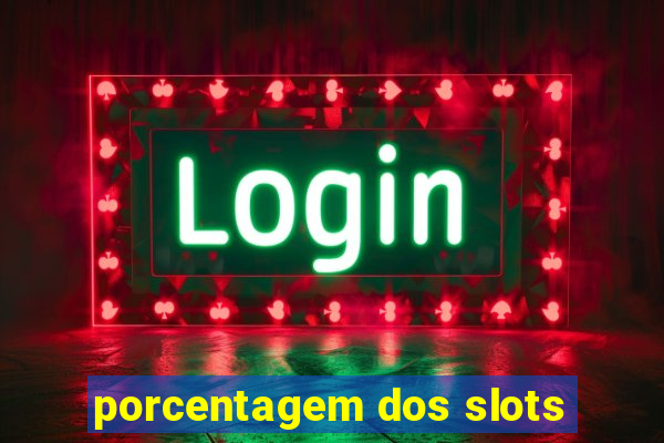 porcentagem dos slots