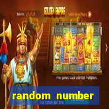 random number generator slot machine