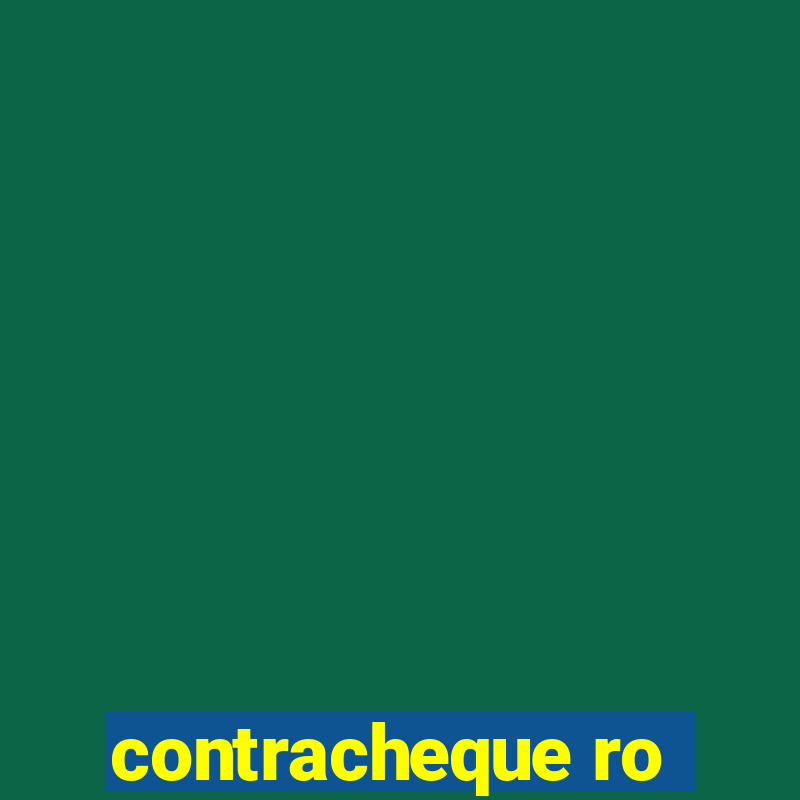 contracheque ro