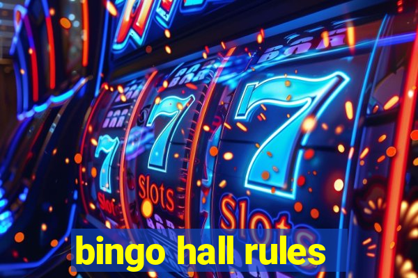 bingo hall rules