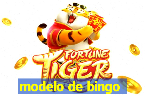 modelo de bingo