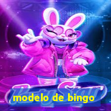 modelo de bingo