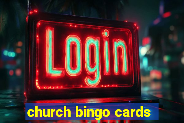 church bingo cards