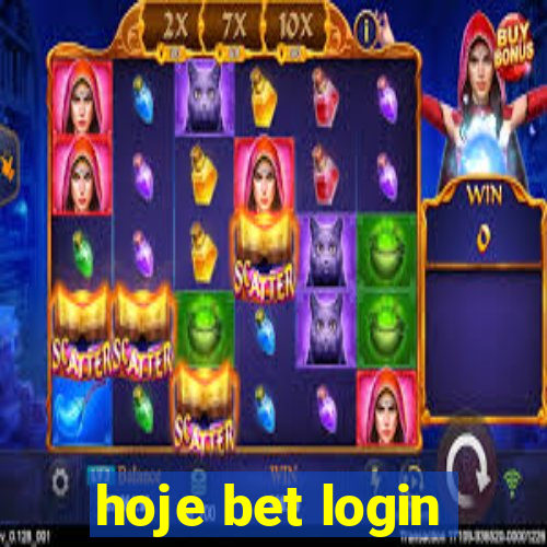 hoje bet login