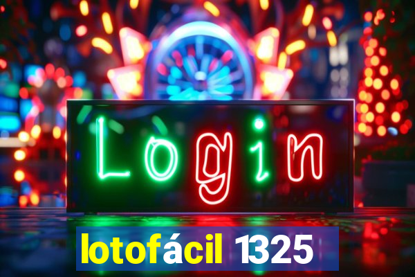 lotofácil 1325