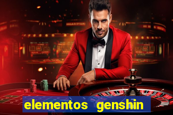 elementos genshin impact fraquezas