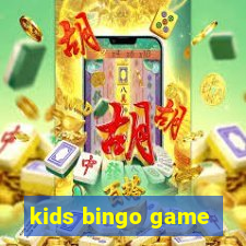 kids bingo game