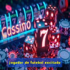 jogador de futebol excitado