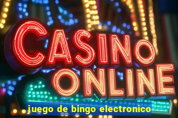 juego de bingo electronico