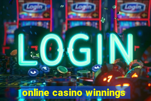 online casino winnings