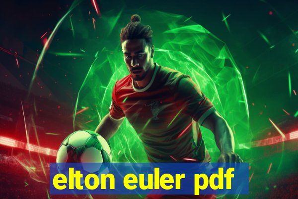 elton euler pdf