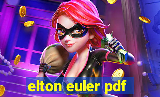 elton euler pdf