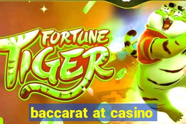 baccarat at casino