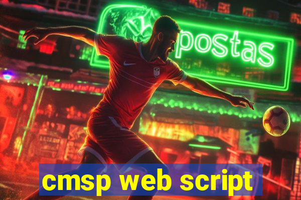 cmsp web script