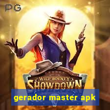 gerador master apk