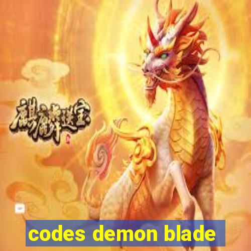 codes demon blade