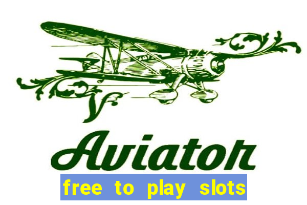 free to play slots no download