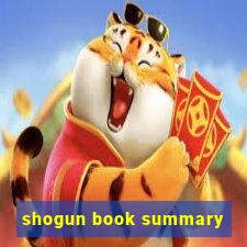 shogun book summary