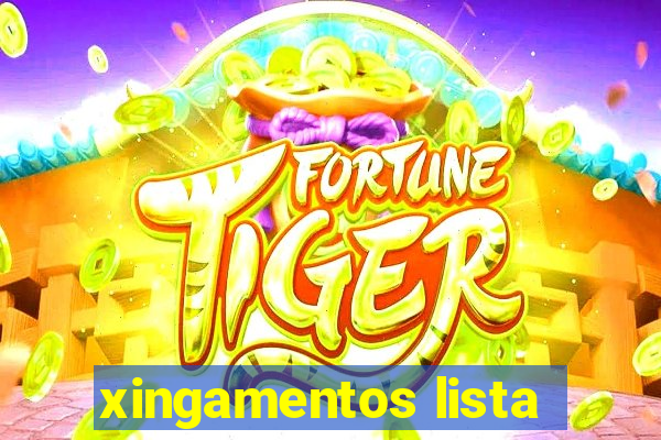 xingamentos lista