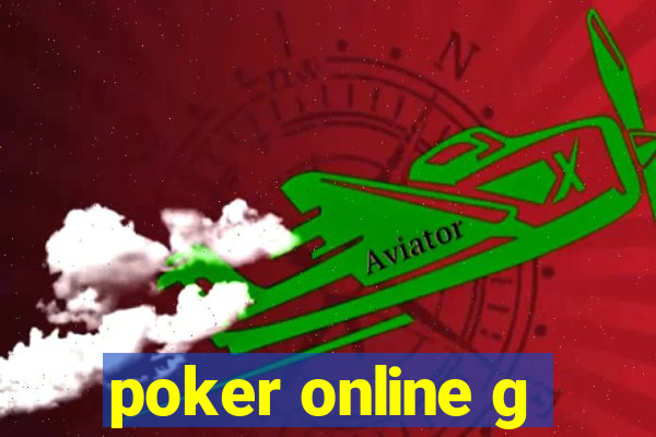 poker online g