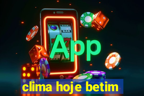 clima hoje betim