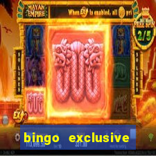 bingo exclusive bingo online