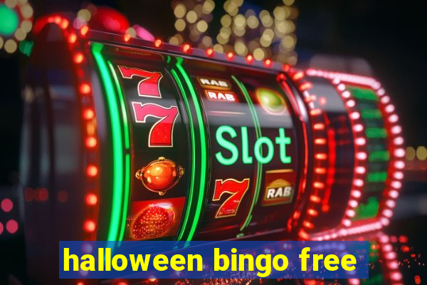 halloween bingo free