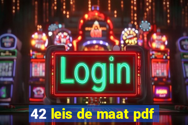 42 leis de maat pdf