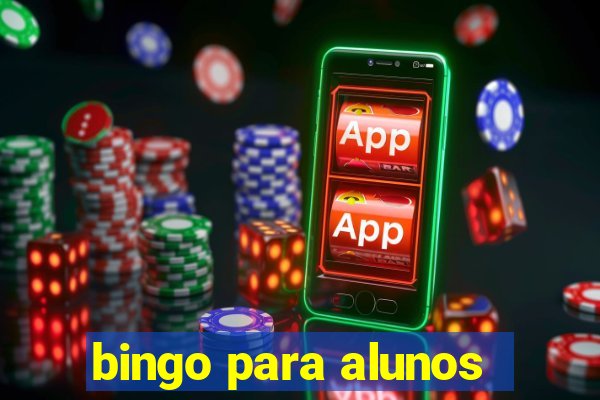 bingo para alunos