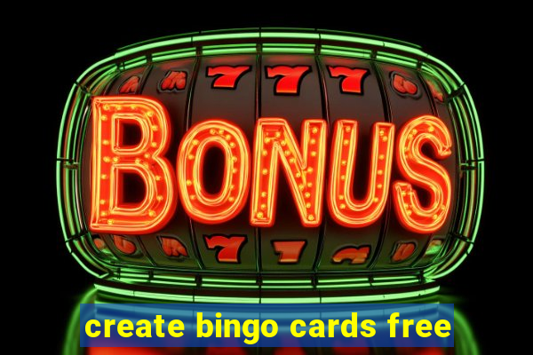 create bingo cards free