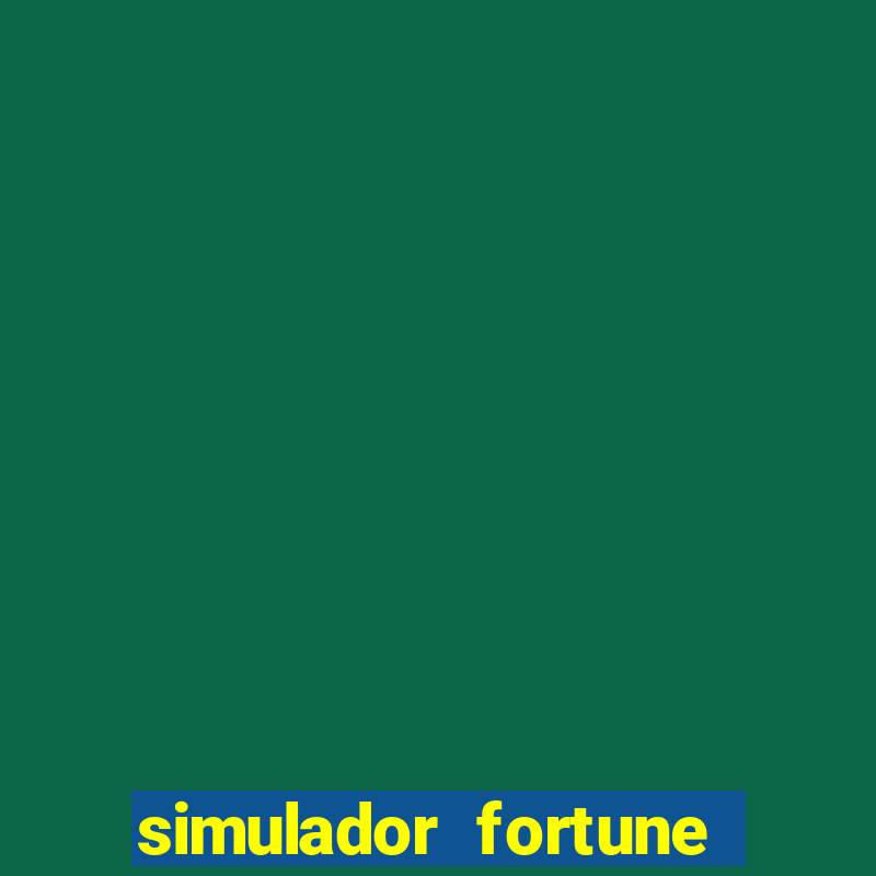 simulador fortune tiger gratis