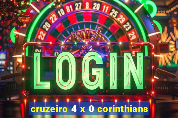 cruzeiro 4 x 0 corinthians