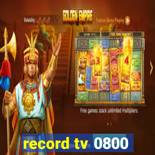 record tv 0800