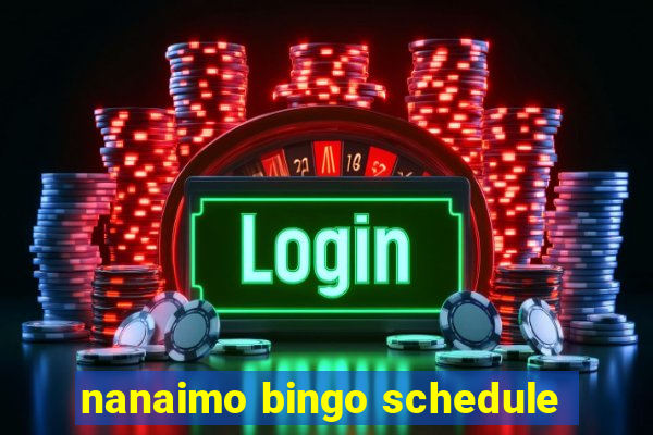 nanaimo bingo schedule