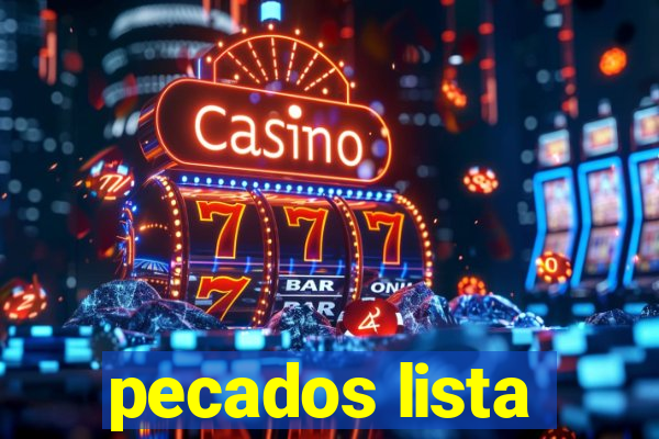 pecados lista