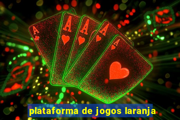 plataforma de jogos laranja