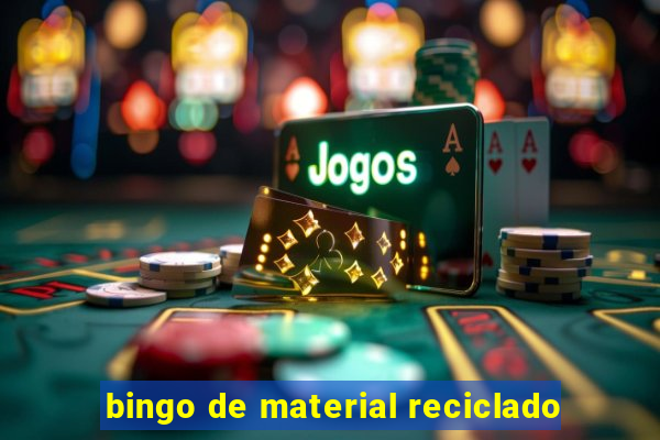 bingo de material reciclado