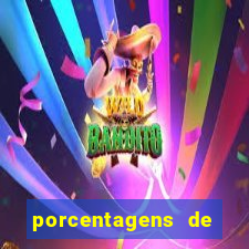 porcentagens de jogos pagantes