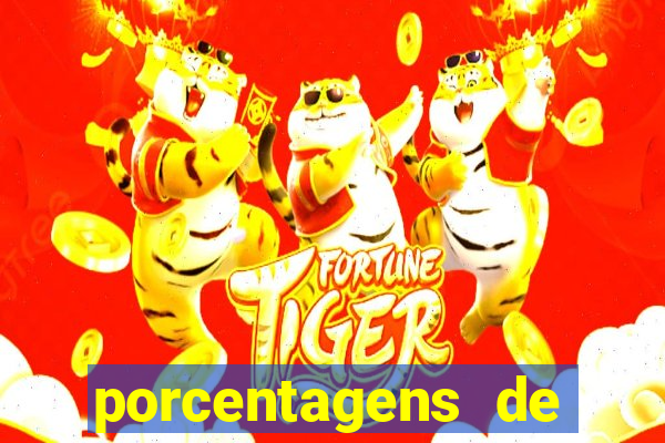 porcentagens de jogos pagantes