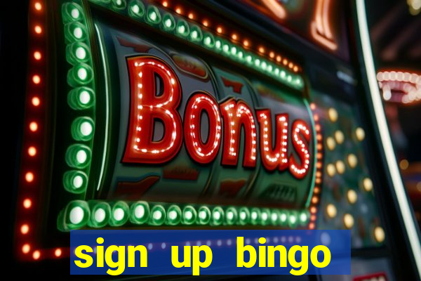 sign up bingo bonus no deposit