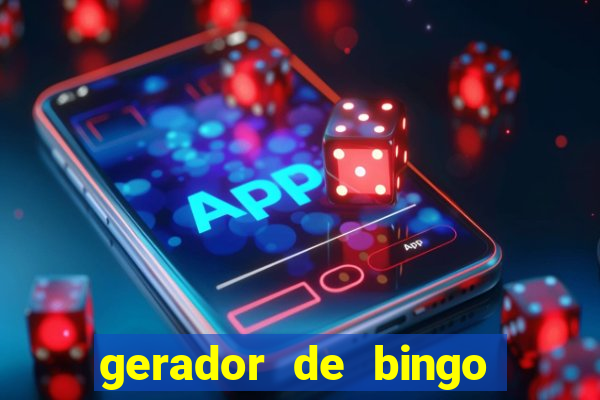 gerador de bingo de palavras